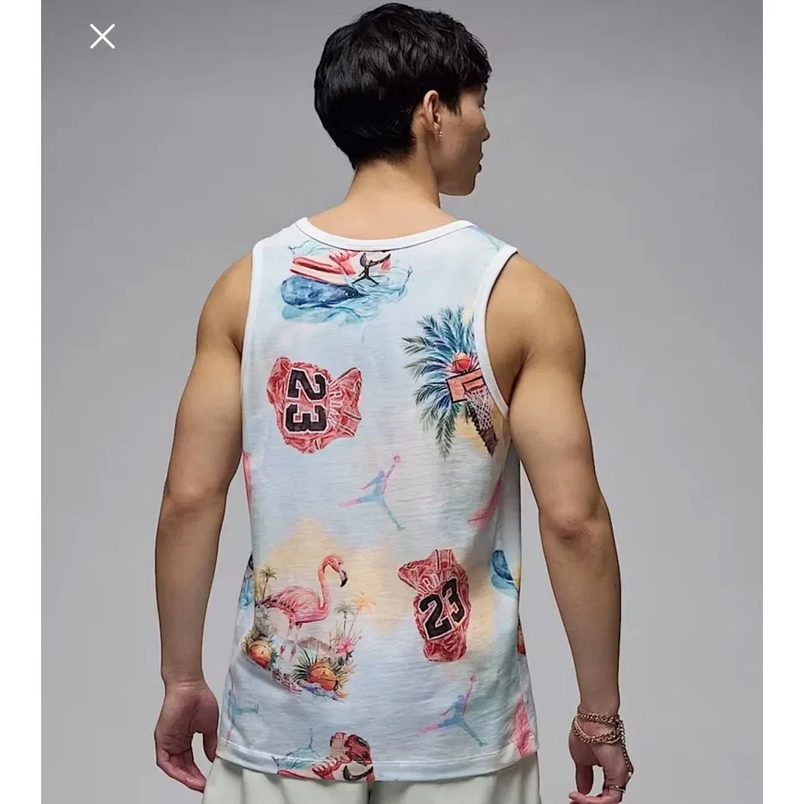 Спортивная футболка с коротким рукавом Jordan Flight Essentials Flamingo Jersey Nike, Белый — фото 2