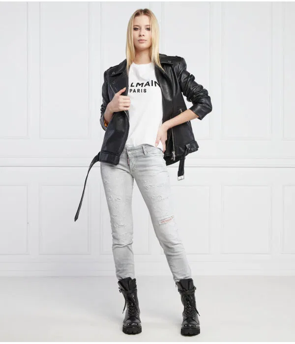 Женские джинсы зауженные Jennifer Dsquared2, серый — фото 2
