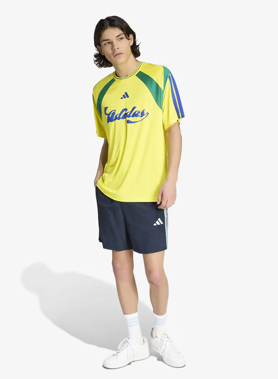 Футболка с принтом House of Tiro Nations Pack Adidas, желтый — фото 4