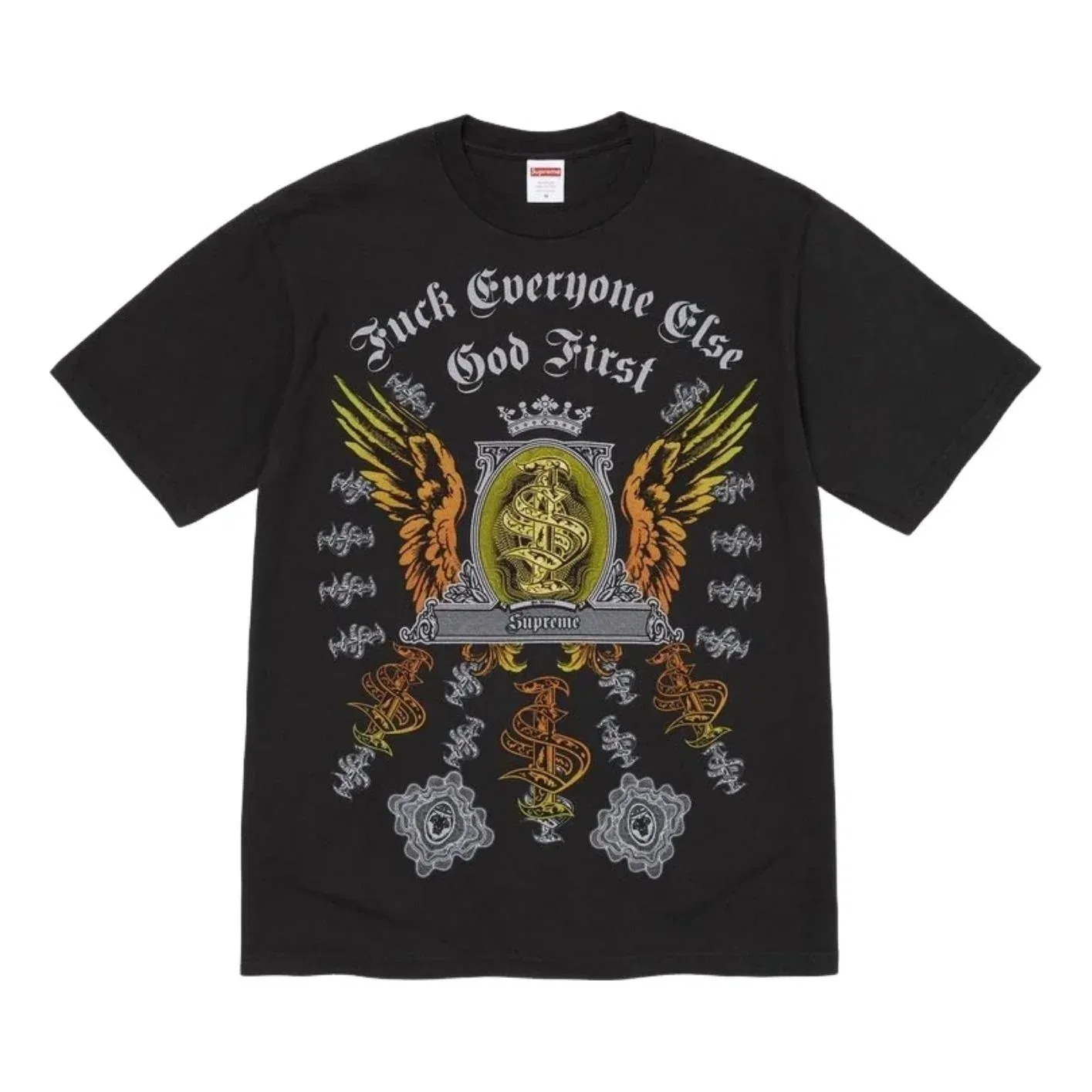 Мужская футболка FW26 Money T-Shirt 'Black' Supreme, черный