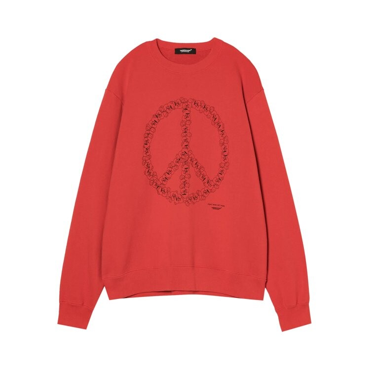 

Толстовка Undercover Peace Sign Sweatshirt, красный