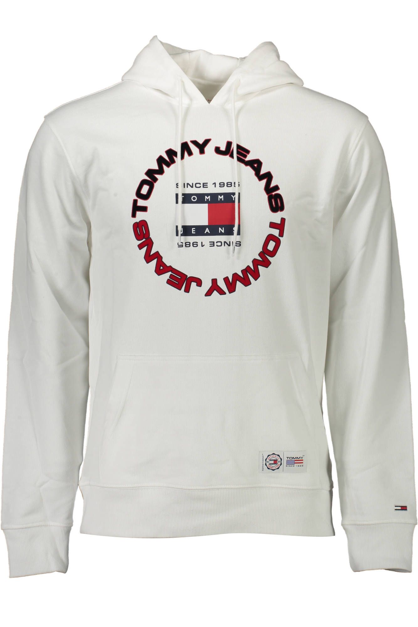 

Белый хлопковый мужской свитер Tommy Hilfiger