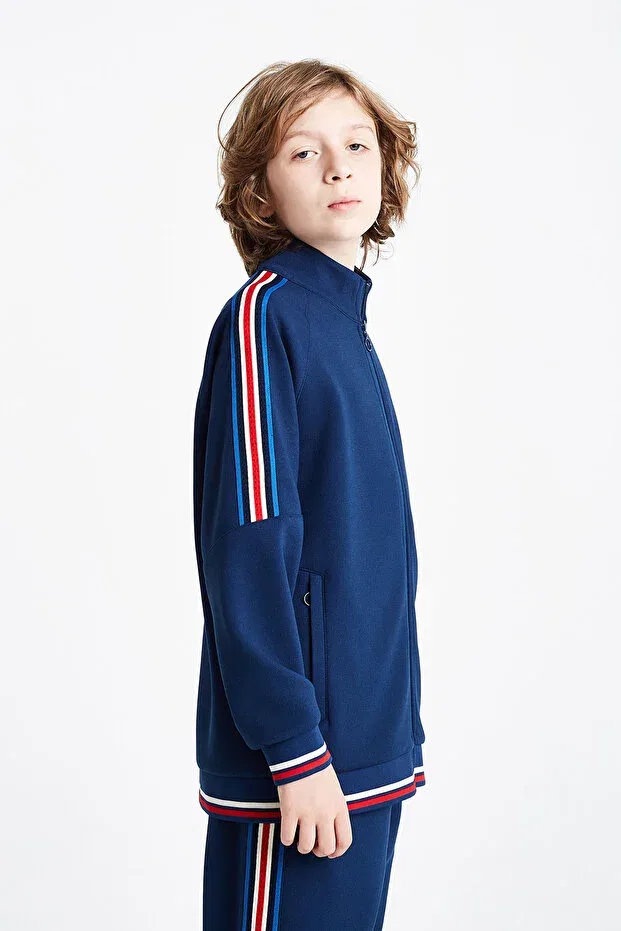 Детское худи для мальчиков с длинным рукавом Lescon, Navy Blue