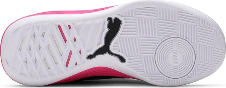 Кроссовки Puma Clyde All-Pro Black Luminous Pink, черный — фото 4