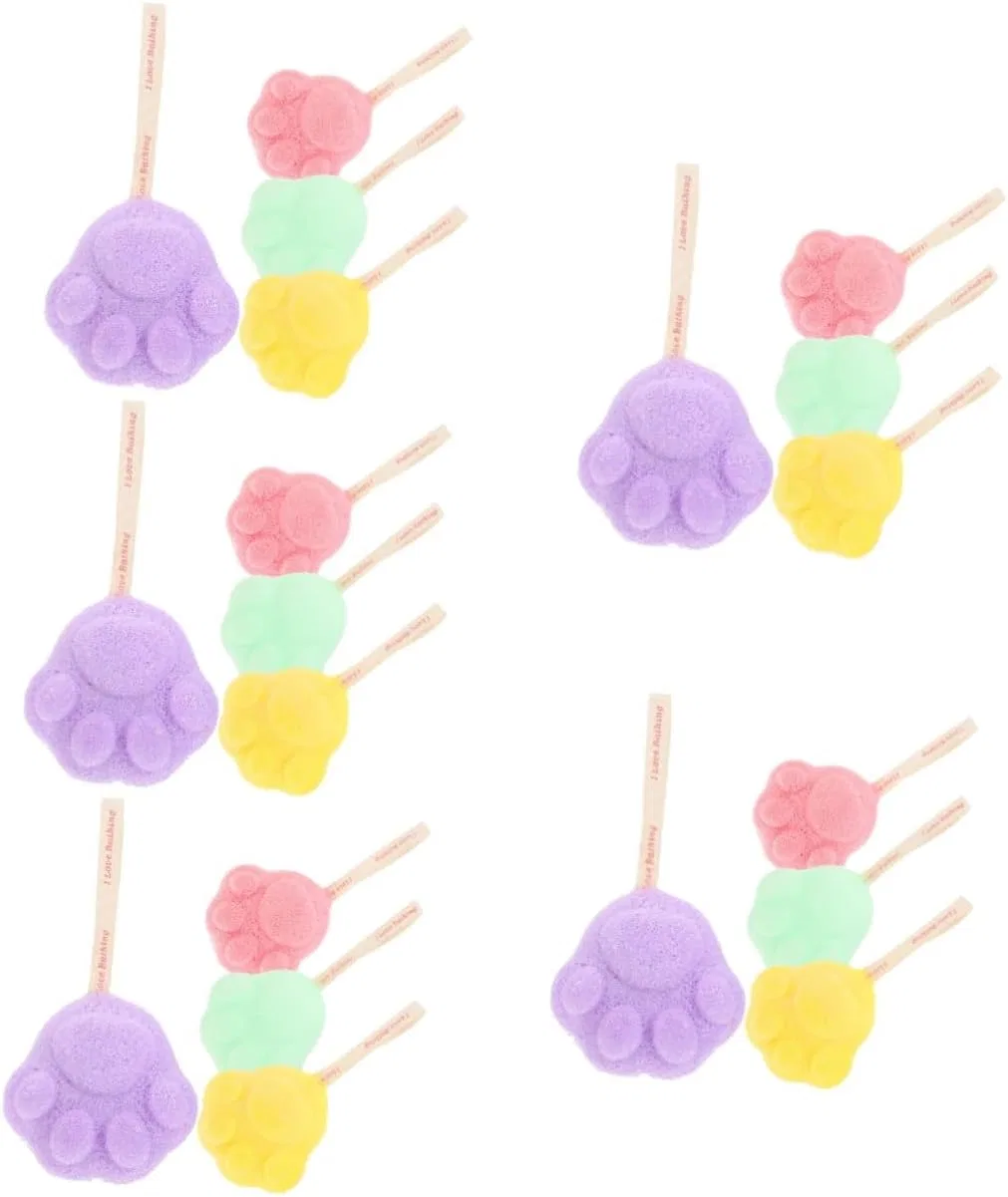 Набор спонжей для умывания Konjac, Minkissy, 20 шт, 9x9x3.5 см