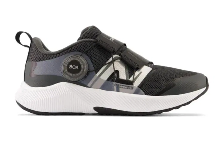 Детские кроссовки для мальчиков с системой Boa DynaSoft Reveal V4 New Balance, Black Silver — фото 3