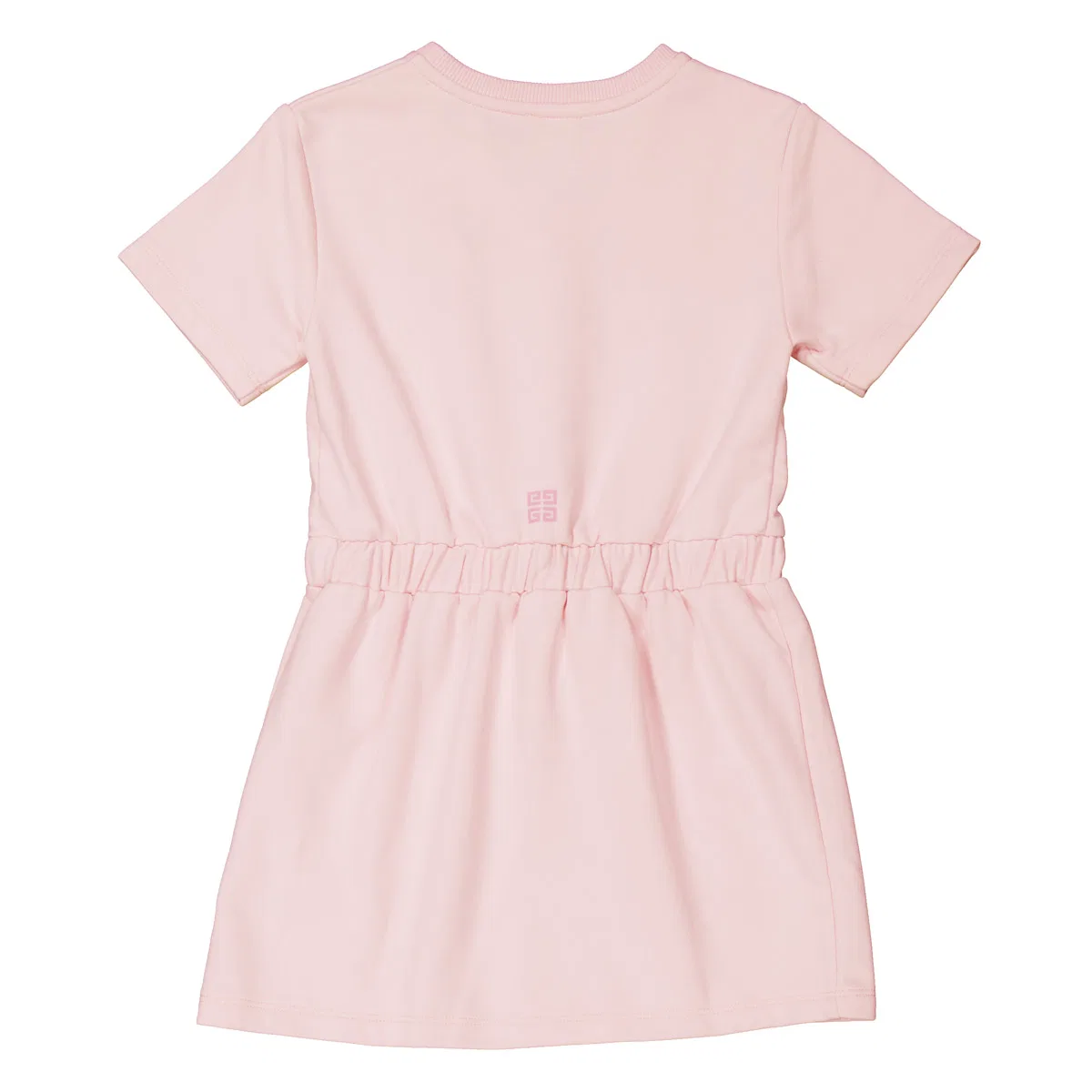 Платье из хлопкового микса с логотипом Girls Logo-Print Cotton Blend Dress Givenchy, Marshmallow — фото 2