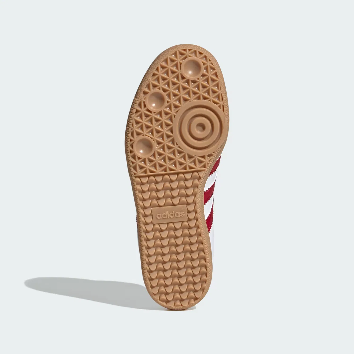 Детские кроссовки на липучке Samba Jane Adidas Originals, Cloud White/Team Victory Red/Gum — фото 3