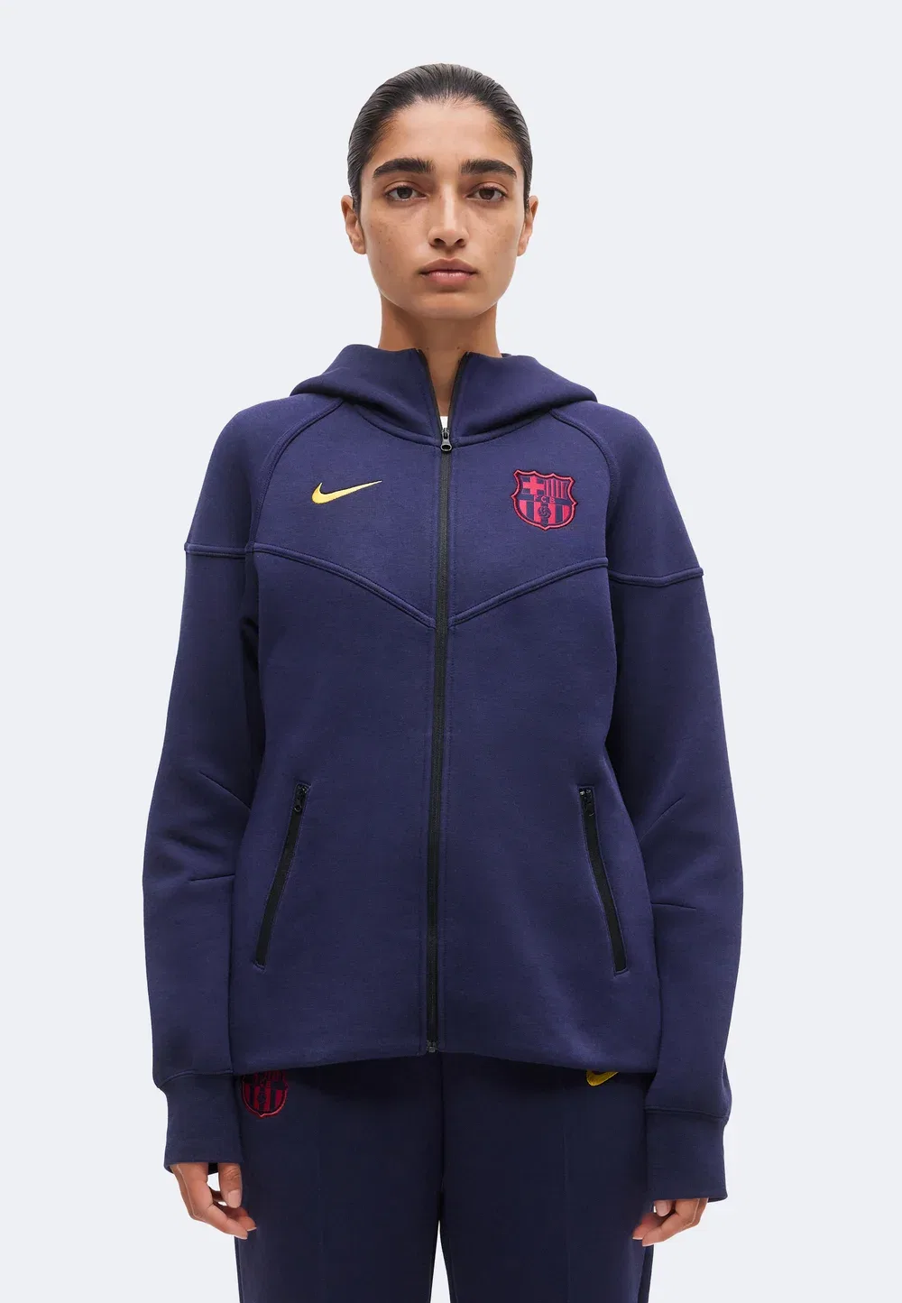 Фкб - клубная одежда Nike Performance, Blackened Blue/Mineral Yellow