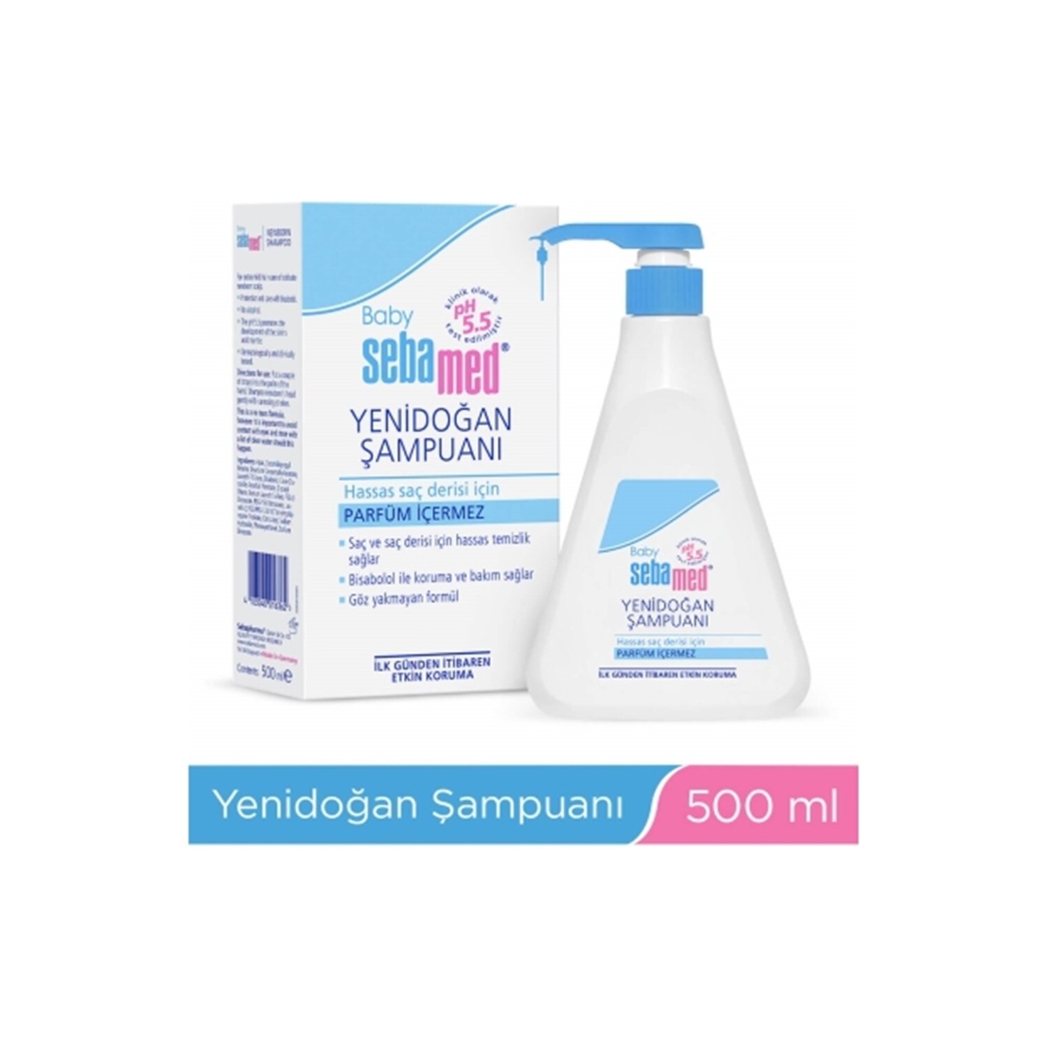 

Шампунь Sebamed для новорожденных, 500 мл