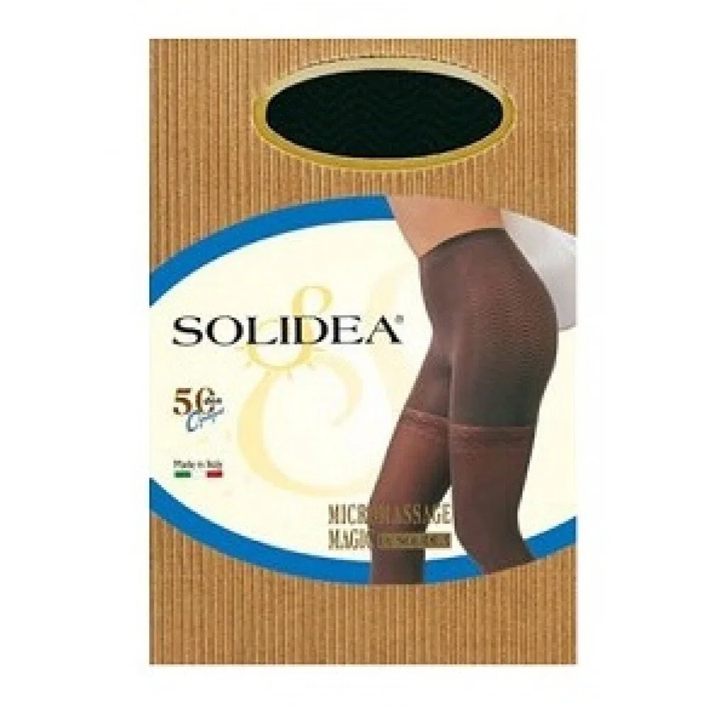 Антицеллюлитные колготки Magic 50, SOLIDEA, 50 den, Black