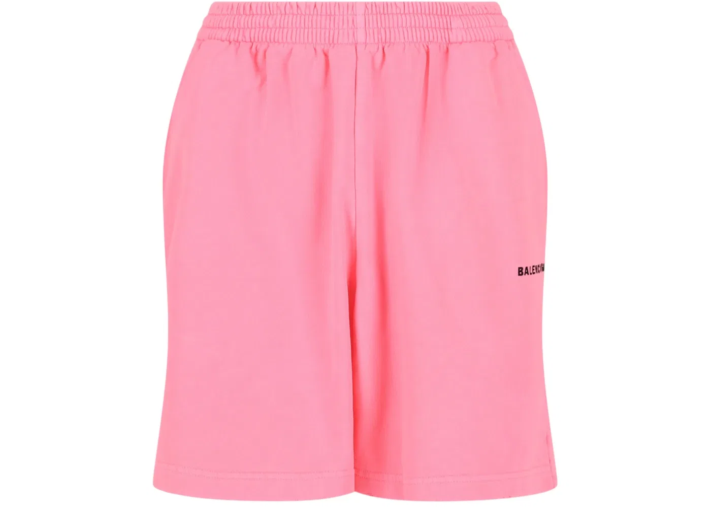Женские шорты с принтом Shorts Balenciaga, Fluo Pink/Black