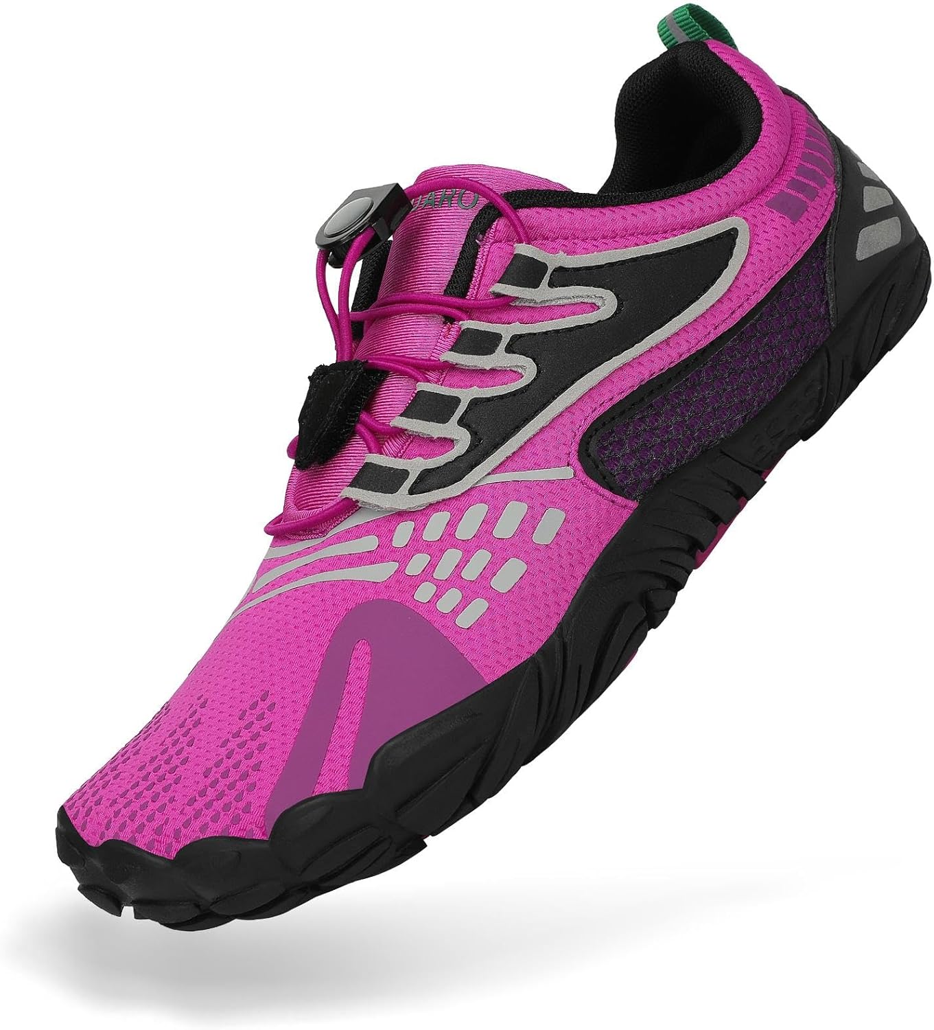 

SAGUARO Женские и мужские кроссовки для бега, минималистичные кроссовки для трейлраннинга, с широким носком и нулевым перепадом высоты подошвы, для кросс-тренинга на открытом воздухе, темно-фиолетовый