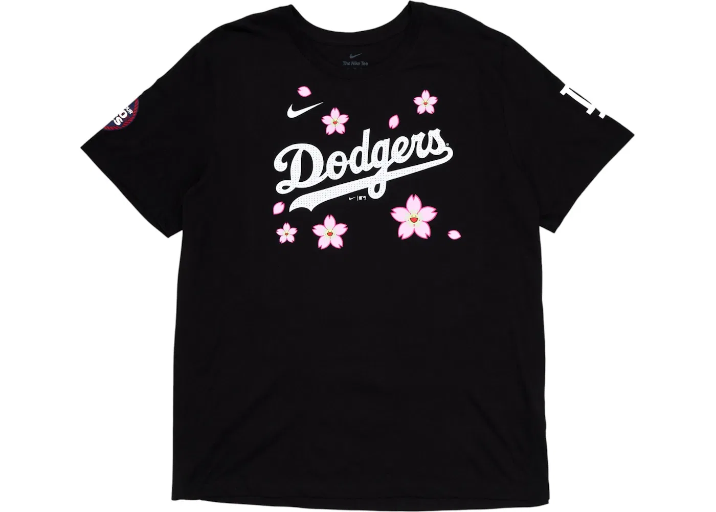 Мужская футболка с принтом Nike x Takashi Murakami x MLB World Tour Tokyo Series 2025 Shohei Ohtani Dodgers, Black
