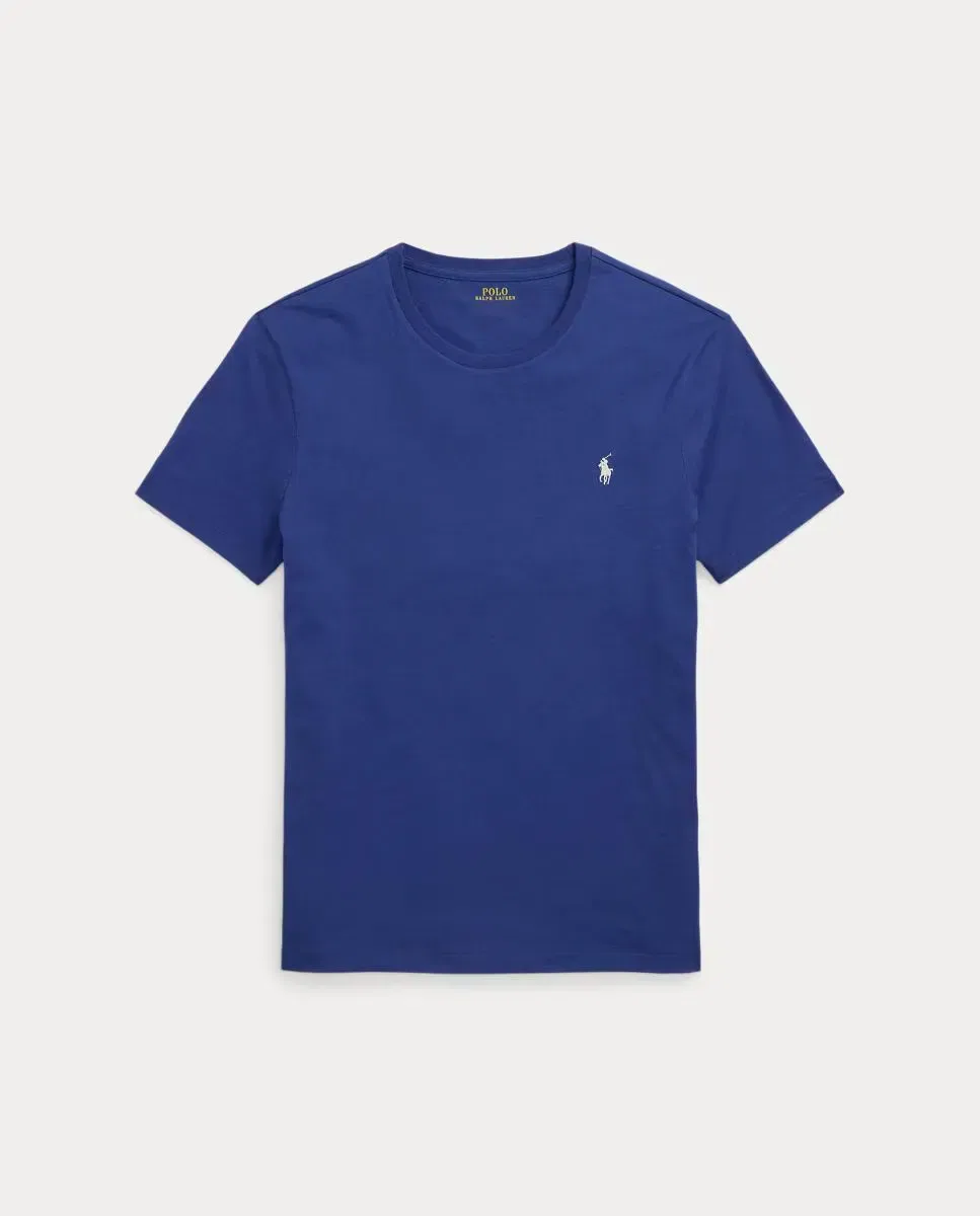Мужская футболка-поло с принтом Custom Slim Fit Polo Ralph Lauren, Azul índigo — фото 4
