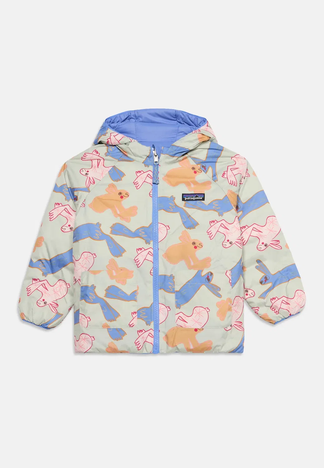 Двусторонняя толстовка с капюшоном, унисекс - пуховая куртка Patagonia, Flurry Green