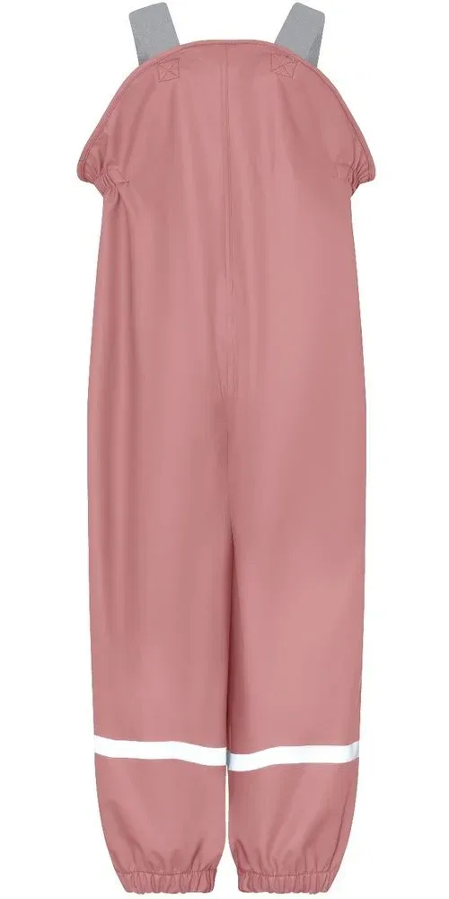 Дождевые штаны на лямках Pants PU-w. Suspender Color Kids, розовый — фото 2