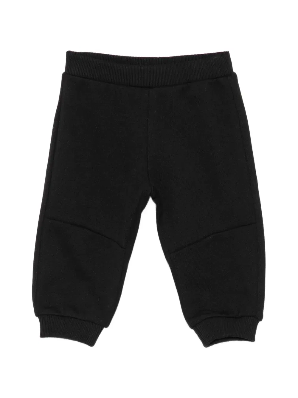 Хлопковые спортивные штаны с надписью Balmain Kids, черный