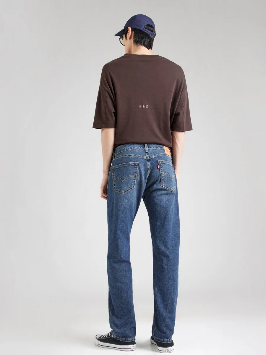 Джинсы LEVI'S Regular '505 REGULAR' синего цвета — фото 4
