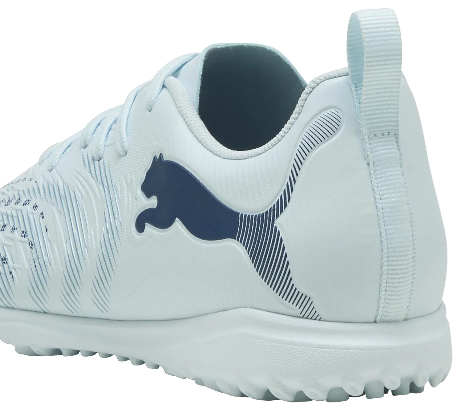 Детские бутсы для мальчиков с шнуровкой Future 9 Play TT Jr PUMA, Gioiello Blu Ghiaccio — фото 2