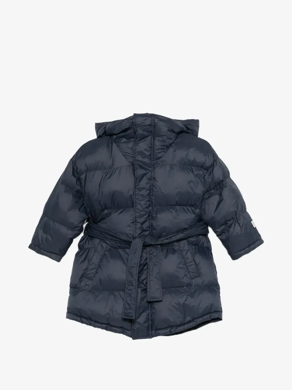 Куртка с капюшоном и поясом Douuod Kids, синий