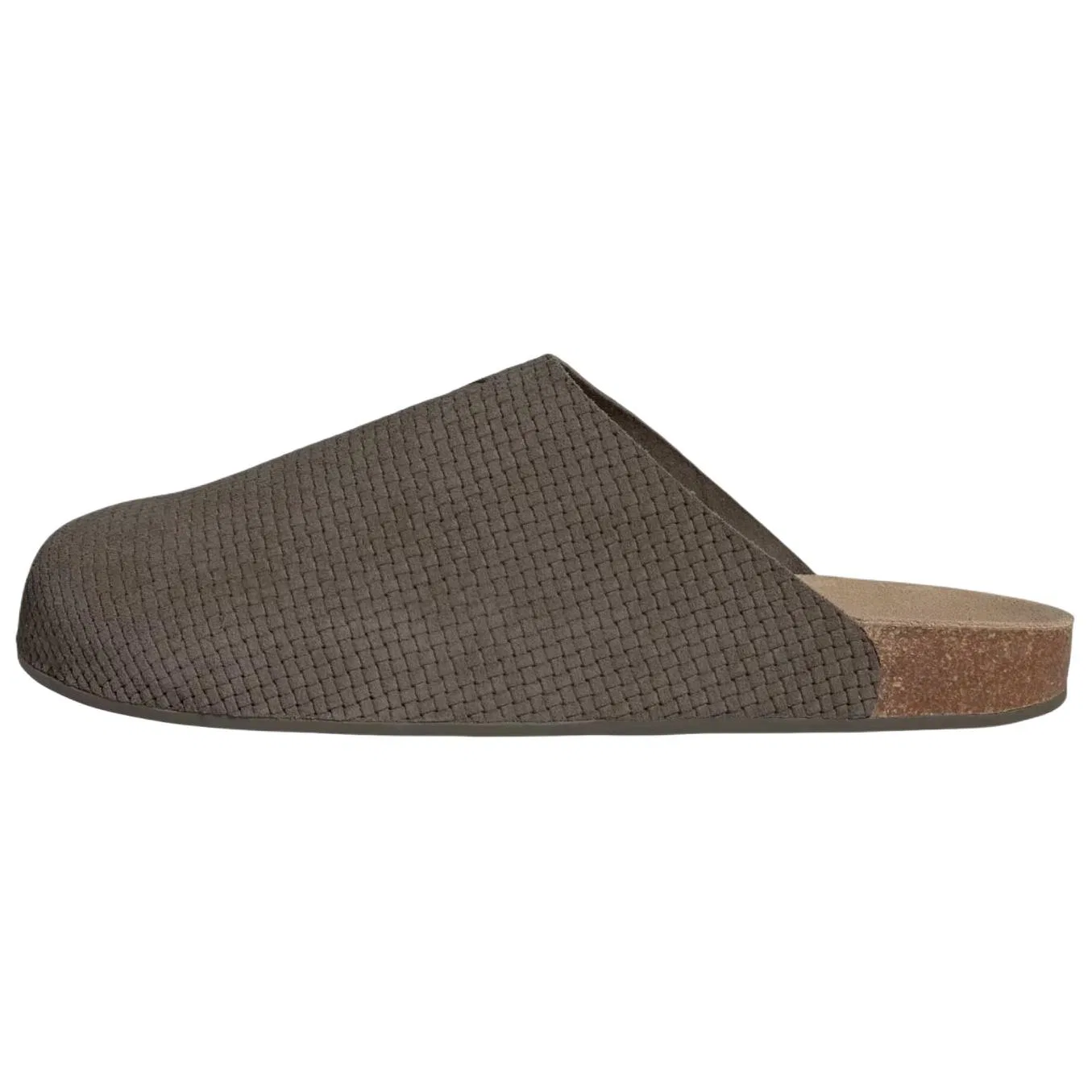 Детские закрытые тапочки из кожи Adidas Originals Adimule, Taupe