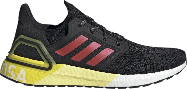 Кроссовки Adidas UltraBoost 20 'City Pack - Osaka', черный — фото 2
