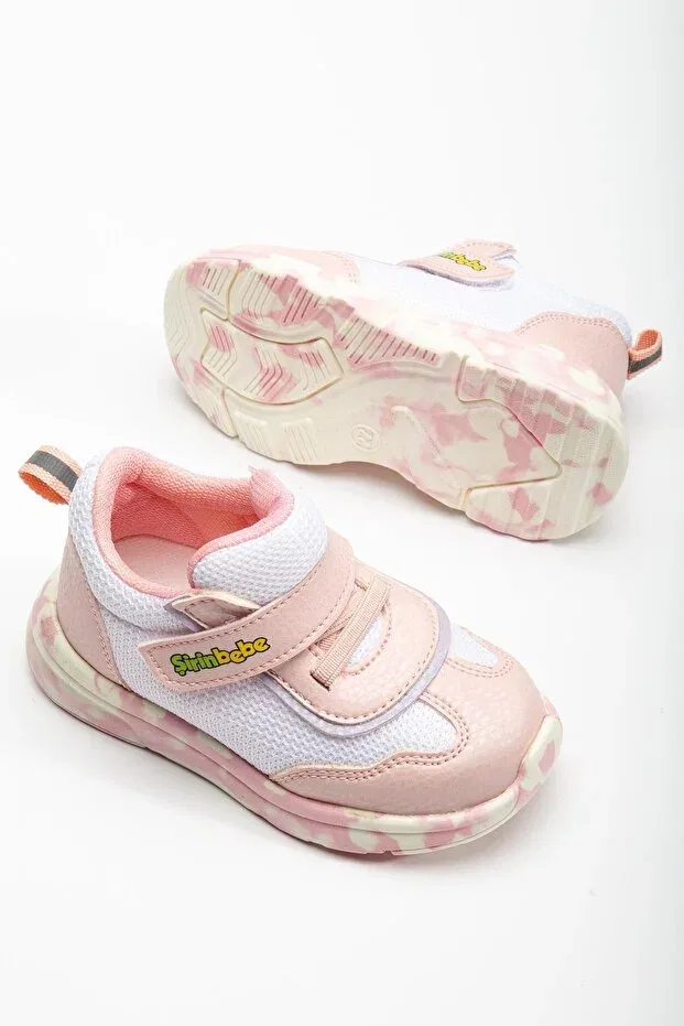 Детские ортопедические туфли для девочек с липучкой Dilimler Ayakkabı, Pink