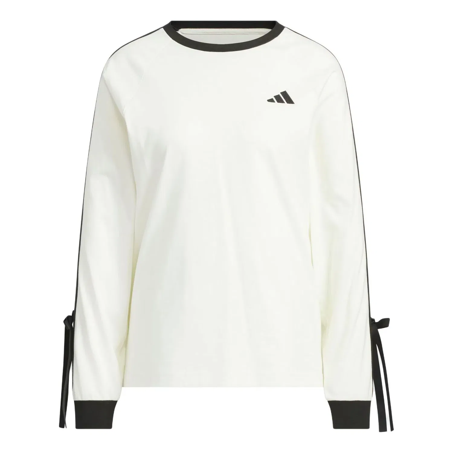 Женский топ Dance Long Sleeve Top 'White Black' adidas, White/Black