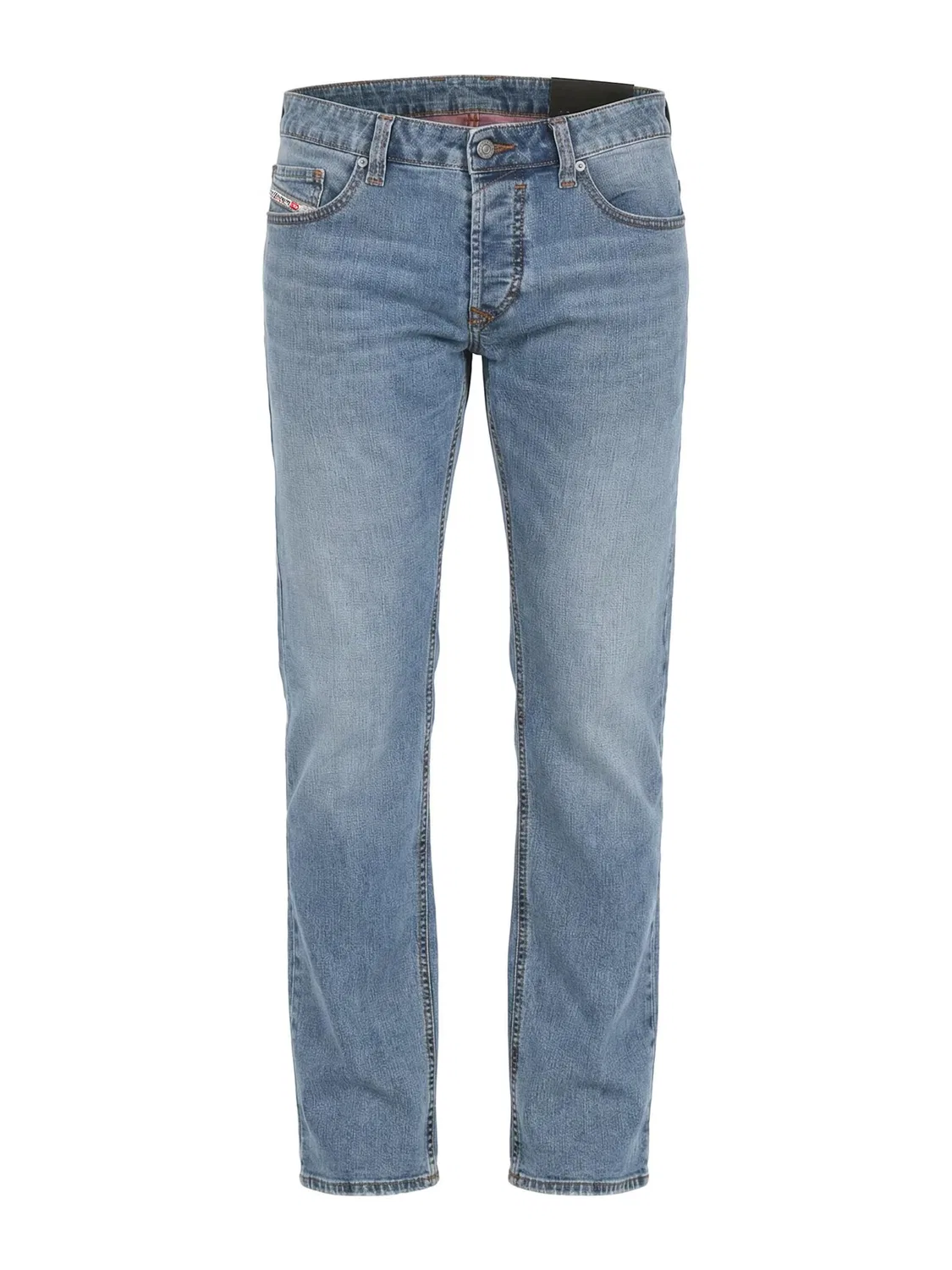 Джинсы Diesel Regular Jeans Straight SAFADO-X пастельно-голубого цвета
