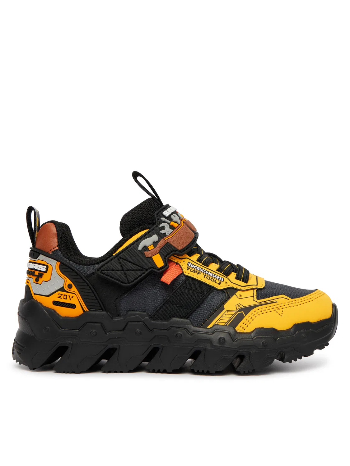 Кроссовки для мальчика Mega-Flex Lite Tuff Toolz Skechers, разноцветный