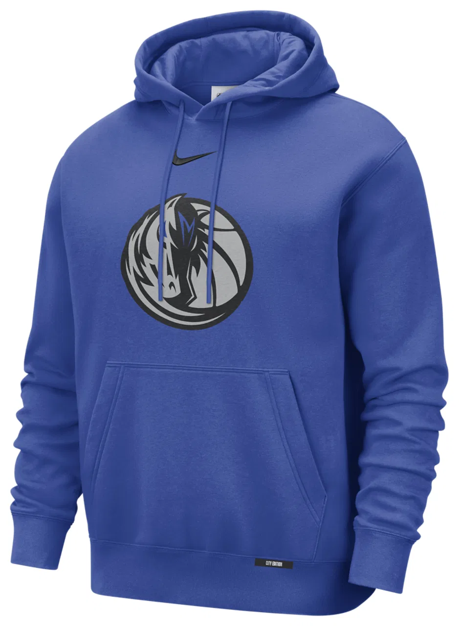 Худи мужское Nike Mavericks Club Logo City Edition, цвет Multi/Blue