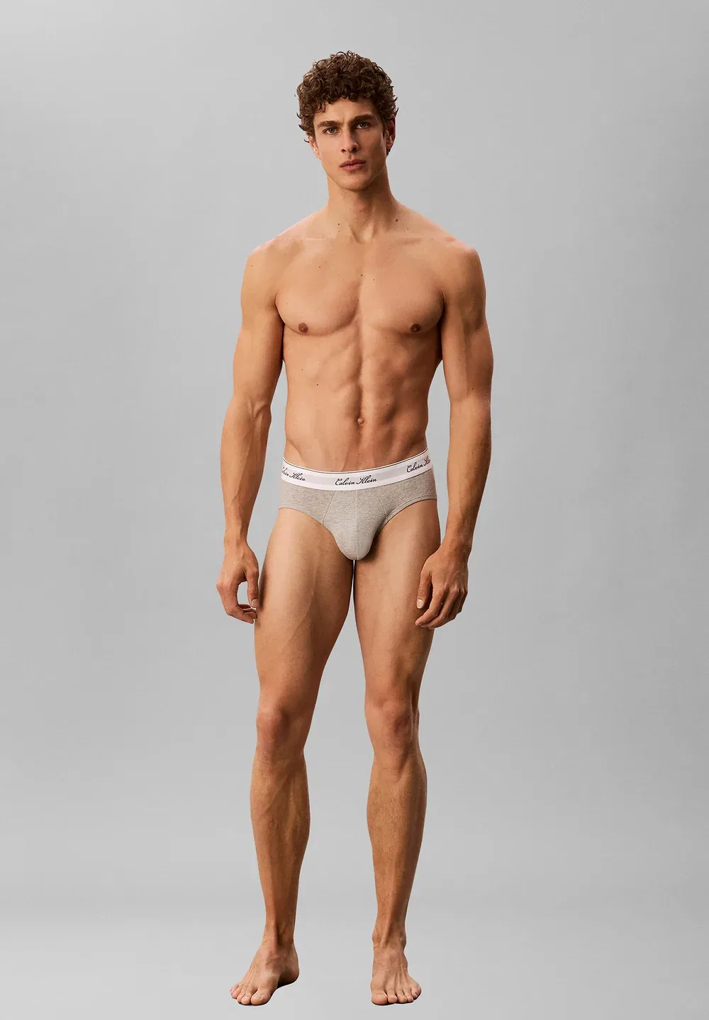 Комплект из 3 трусов Calvin Klein, Black Grey Heather Dark