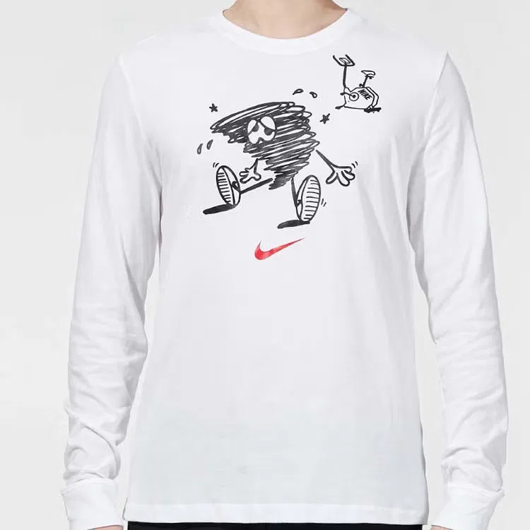 Лонгслив с длинным рукавом Nike, белый