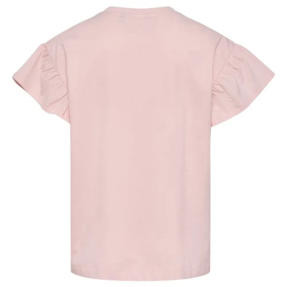 Детская футболка с рюшами Ruffle Big Bee Hummel, Pink — фото 4