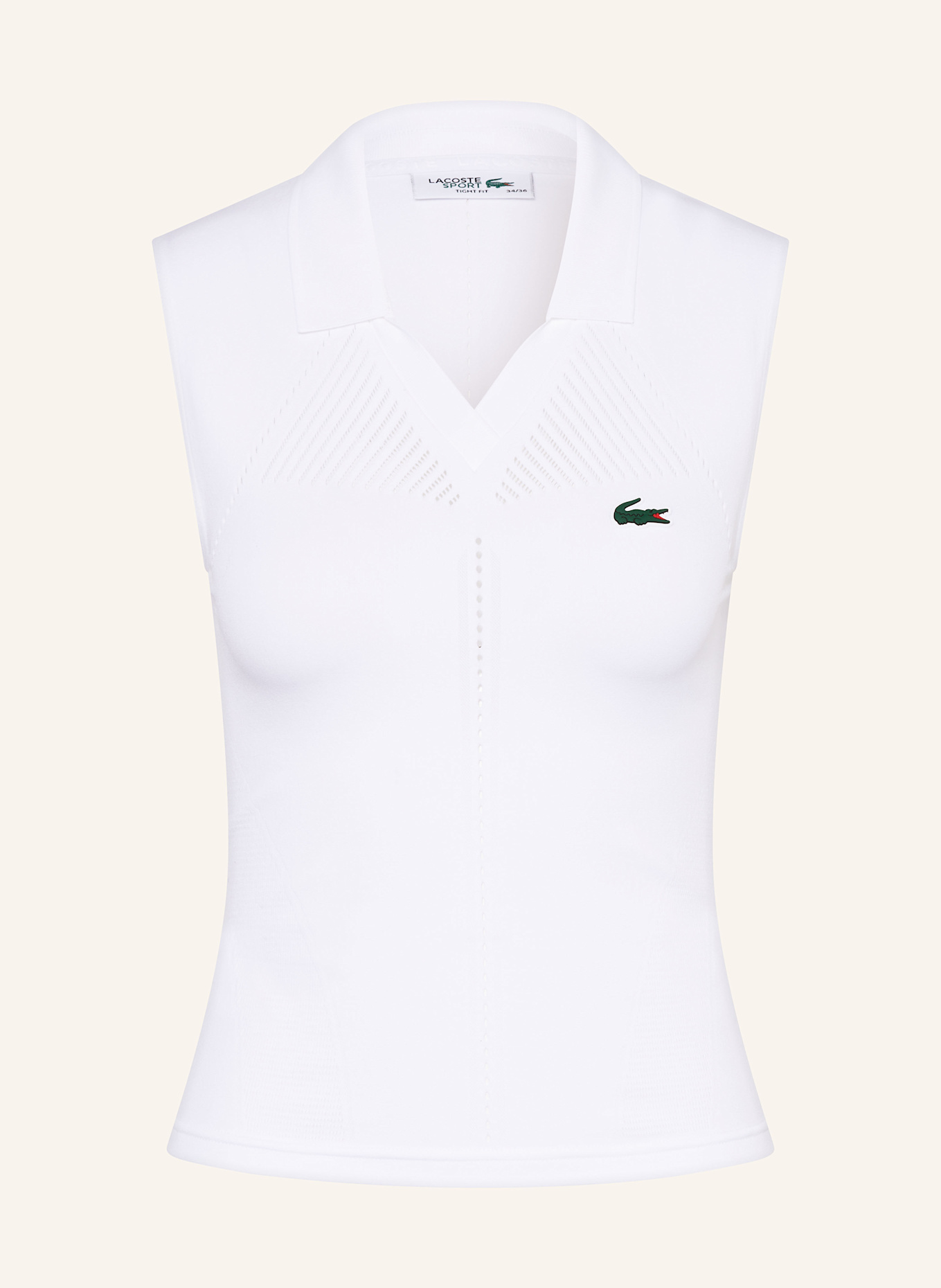 

Функциональная рубашка поло Lacoste, белый