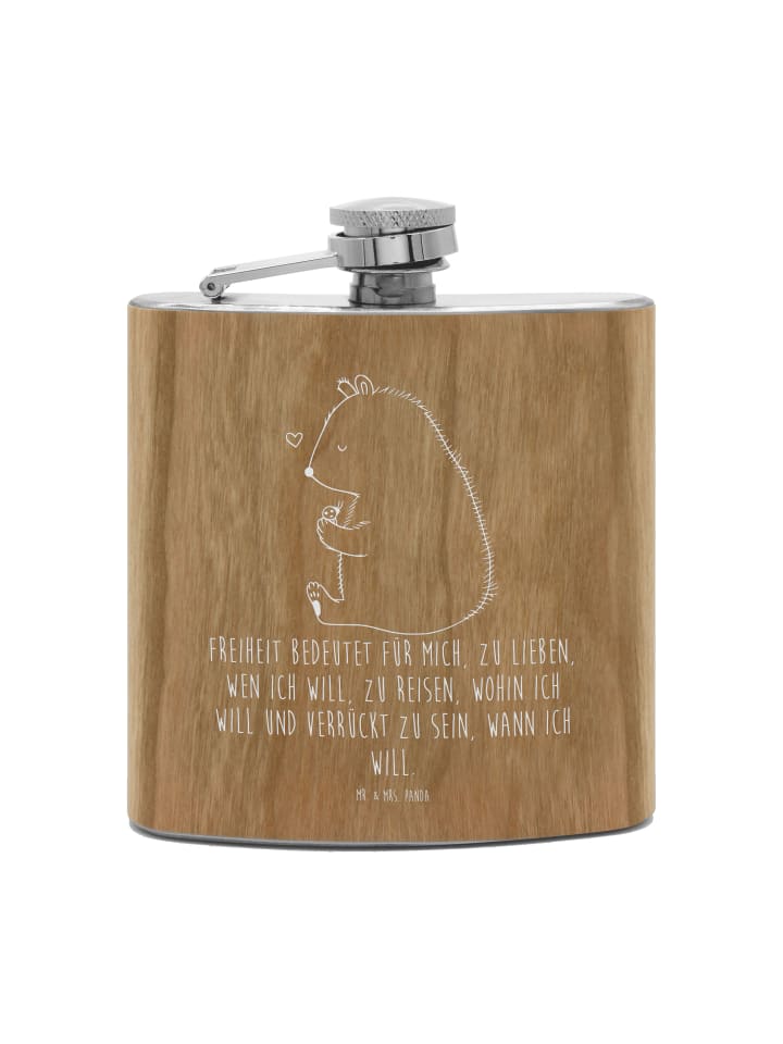 

Mr. & Mrs. Panda Фляжка feldflasche Sternzeichen Wassermann ohne Spruch in Braun