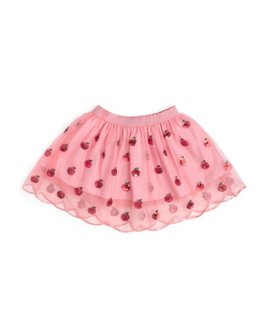 Юбка-пачка с пайетками и фестонами Apple Sequin Sweet Wink, Mauve