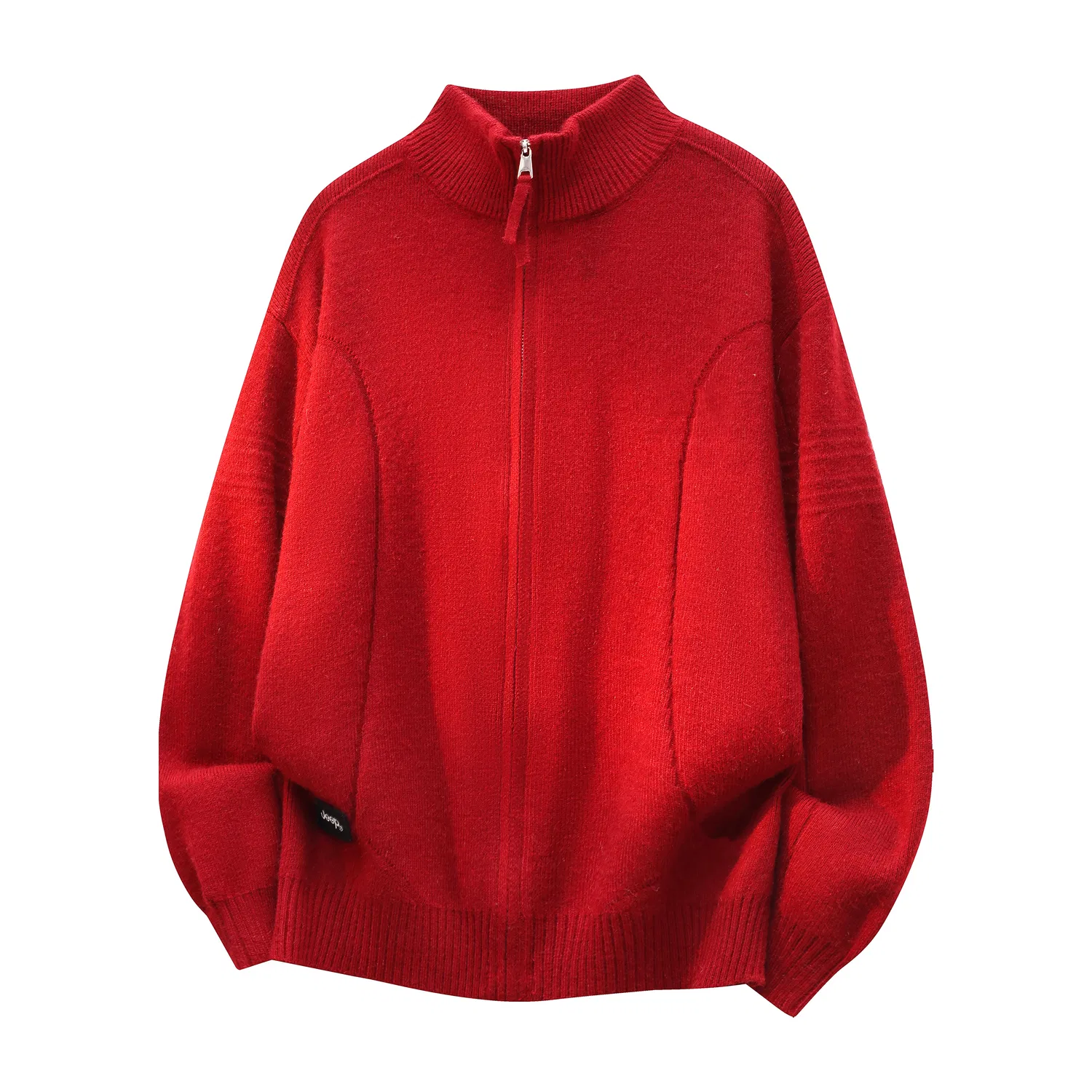 Детский свитер с воротником-стойкой Jeep Leisure Collection, бордовый