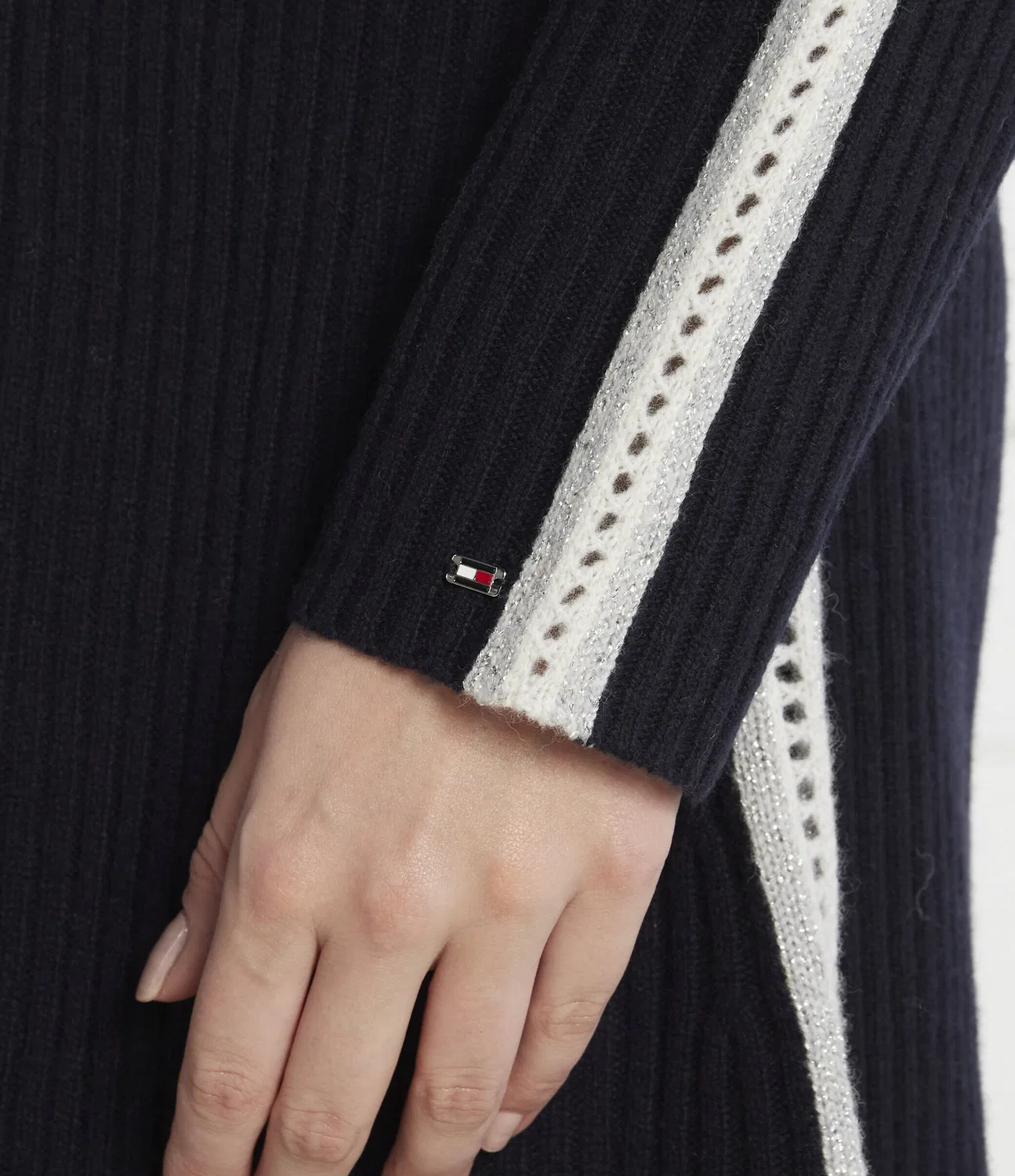 Платье свободного кроя Tommy Hilfiger, темно-синий — фото 4