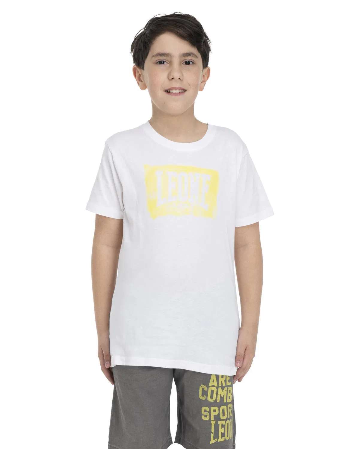 Детский спортивный костюм с принтом Straßenanzug mit großem Logo fur Kinder Leone 1947 Apparel, Weiss — фото 3