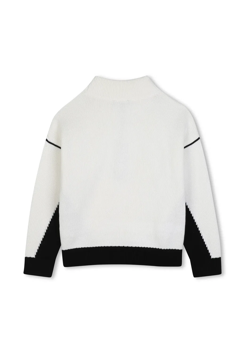 Pull col montant - jumper Dkny, Blanc Noir — фото 2