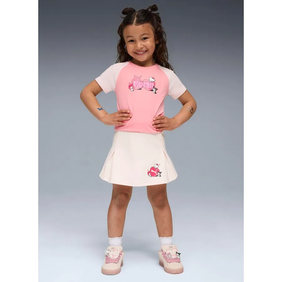 Детская футболка с длинным рукавом Puma x Hello Kitty & Friends, Розовый
