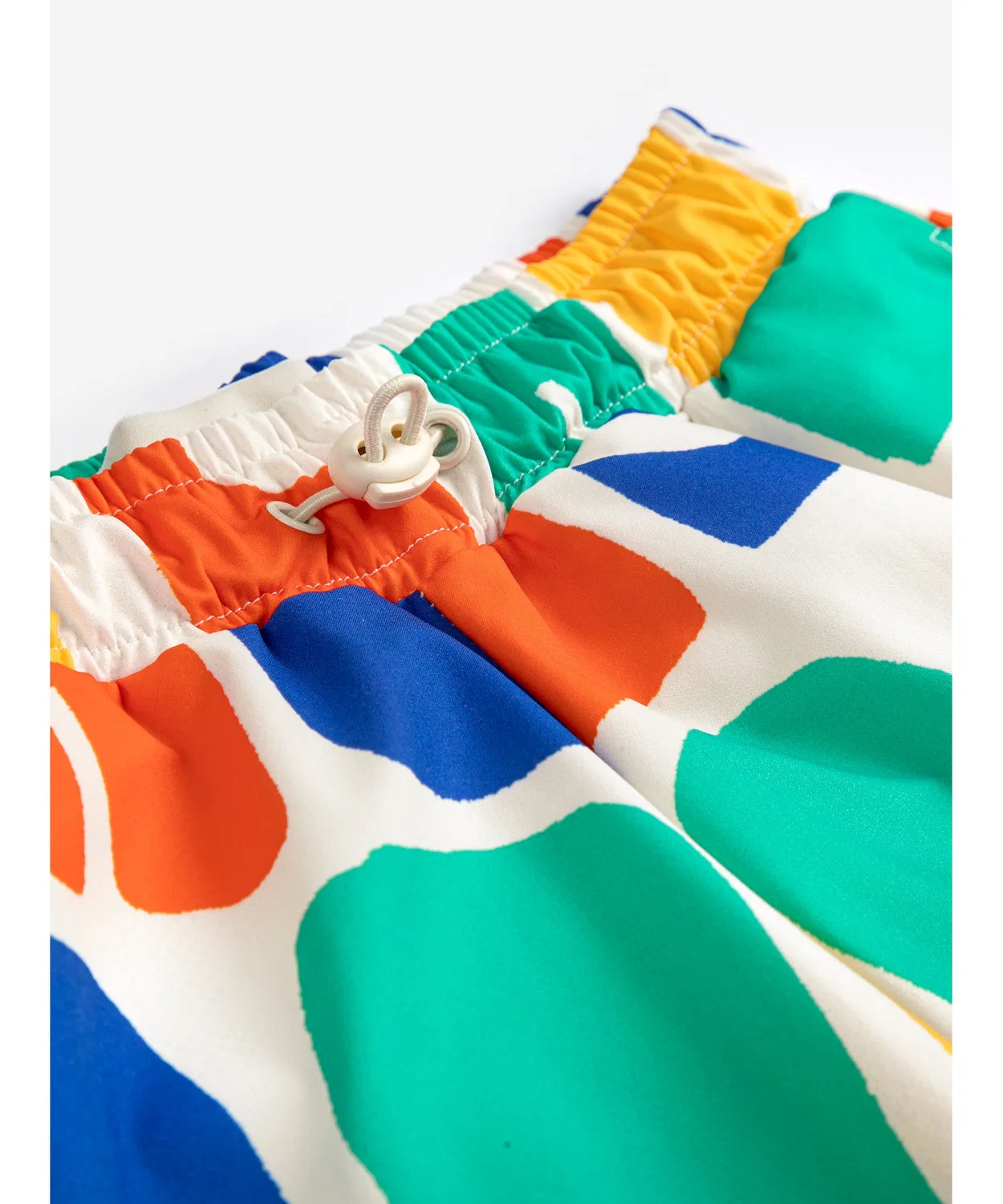 Детские плавки с принтом BOBO CHOSES Color All Over Swim Board Shorts, Off White — фото 3