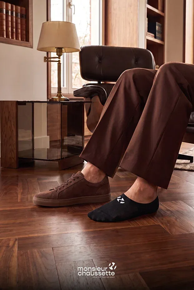 Детские носки с жаккардовым узором комплект 3 шт Monsieur Chaussette, Black — фото 4