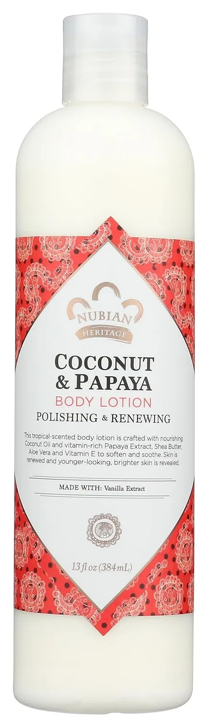 Лосьон для тела Coconut Papaya, Nubian Heritage, 390 мл