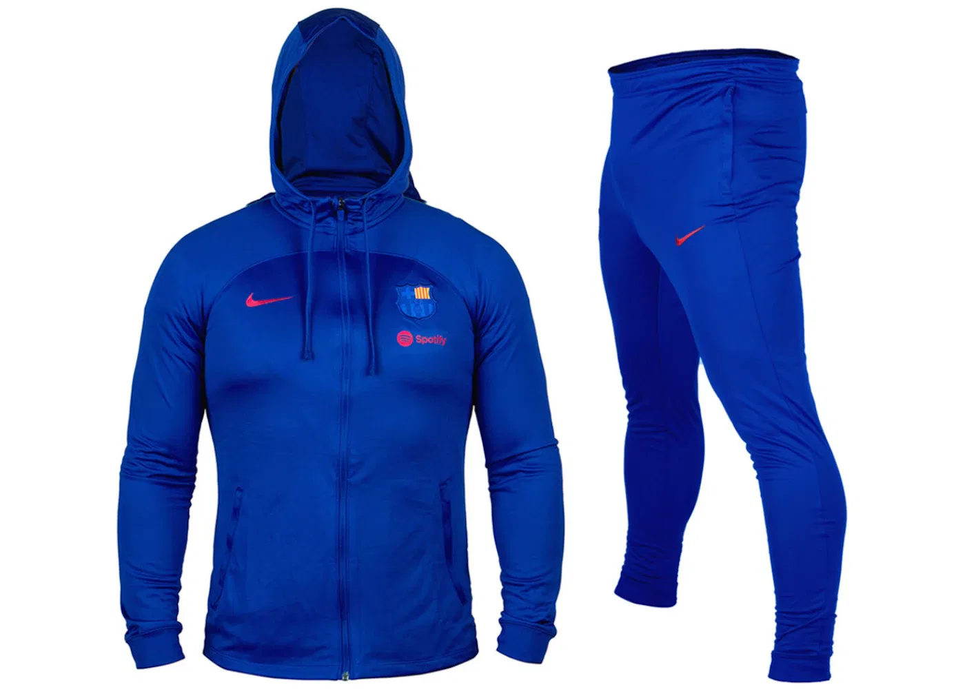 Мужской спортивный костюм с длинным рукавом Nike FC Barcelona 22/23 Strike Tracksuit, Blue