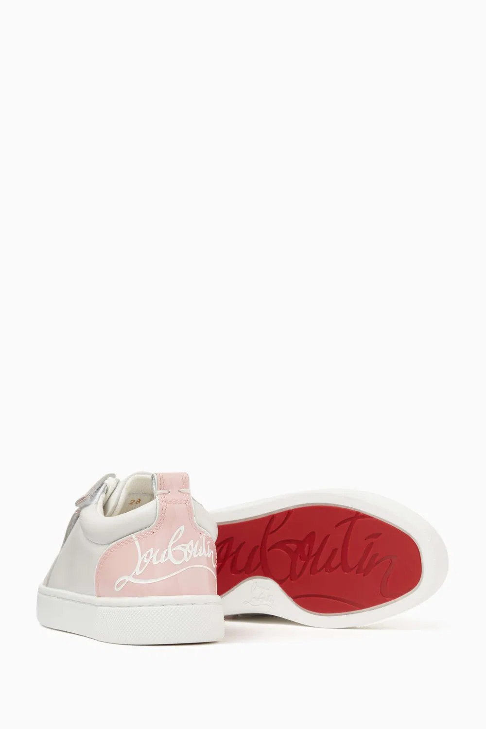 Кроссовки из телячьей кожи Funnyto Christian Louboutin, белый — фото 2