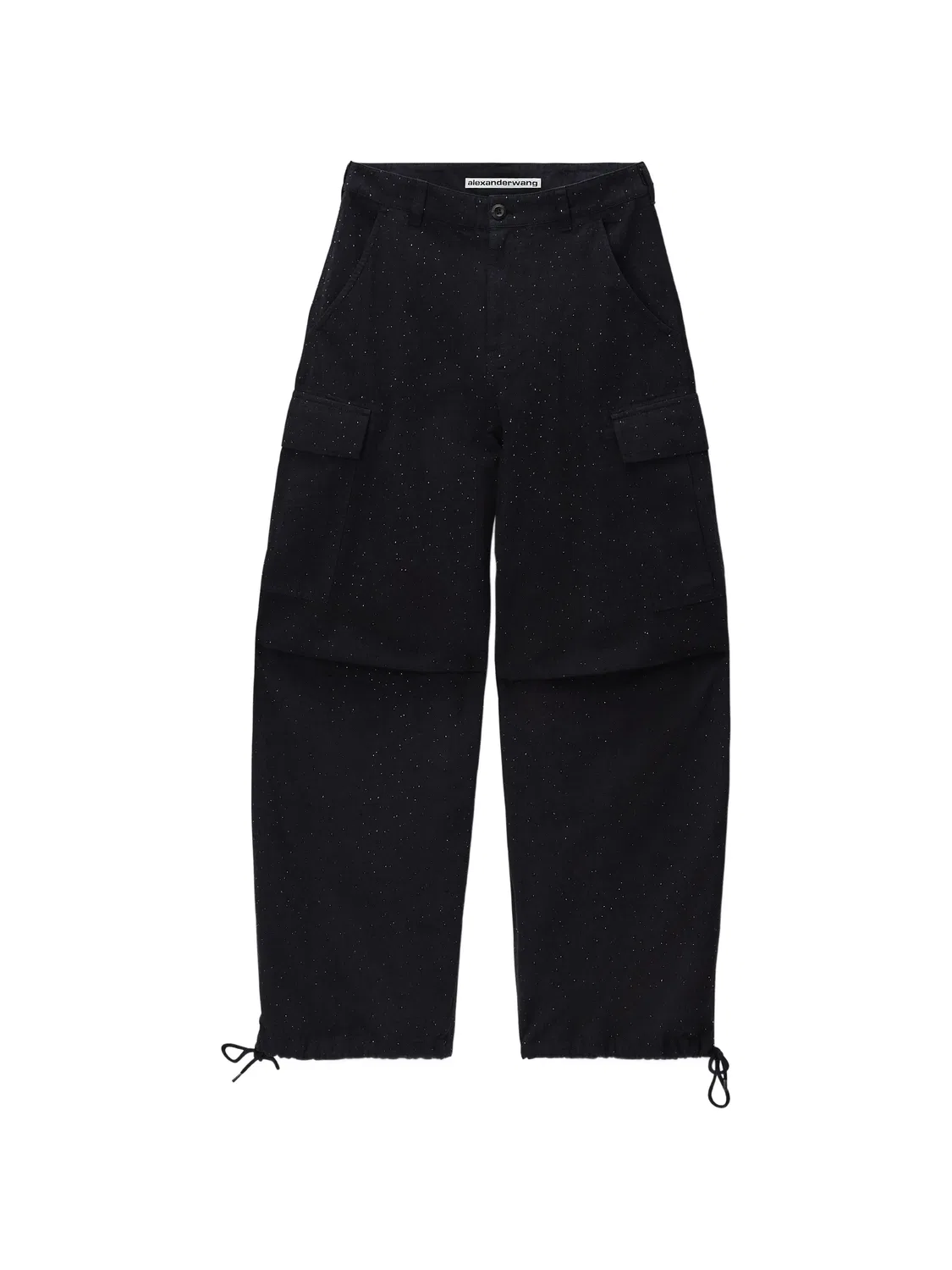 Брюки с кристаллами Alexander Wang, черный