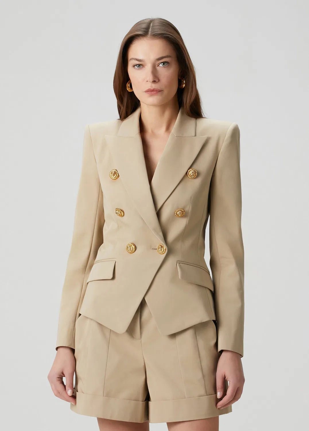 Жакет двубортный Balmain, bej